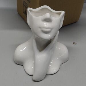 Ceramic Face Vase